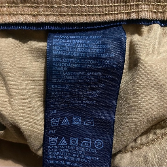 Tommy Hilfiger Tan Brown Corduroy Skinny Pants - Picture 5 of 5